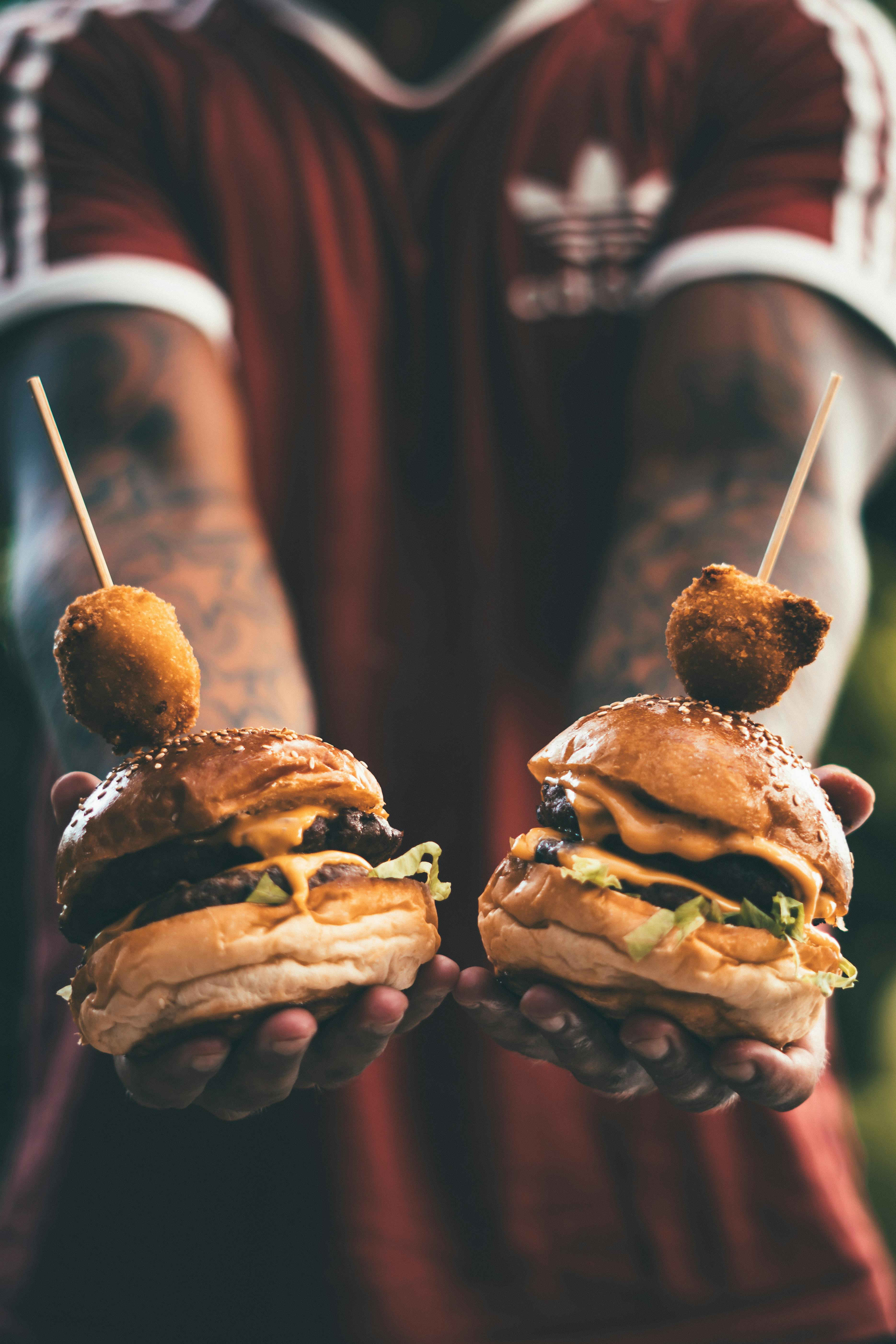 Man with Burger